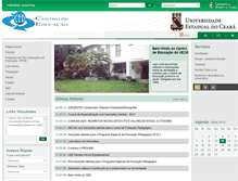 Tablet Screenshot of ced.uece.br